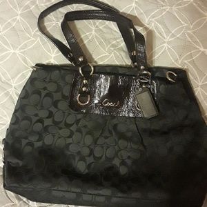 Coach Ashley Sateen pleated large Carry all bag